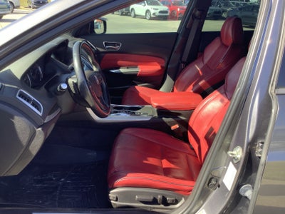2019 Acura TLX w/A-Spec Pkg Red Leather