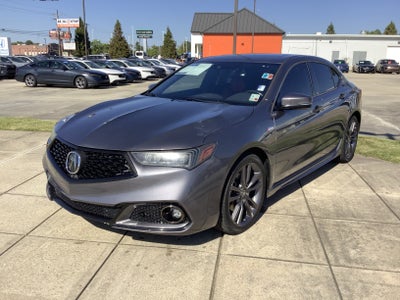2019 Acura TLX w/A-Spec Pkg Red Leather