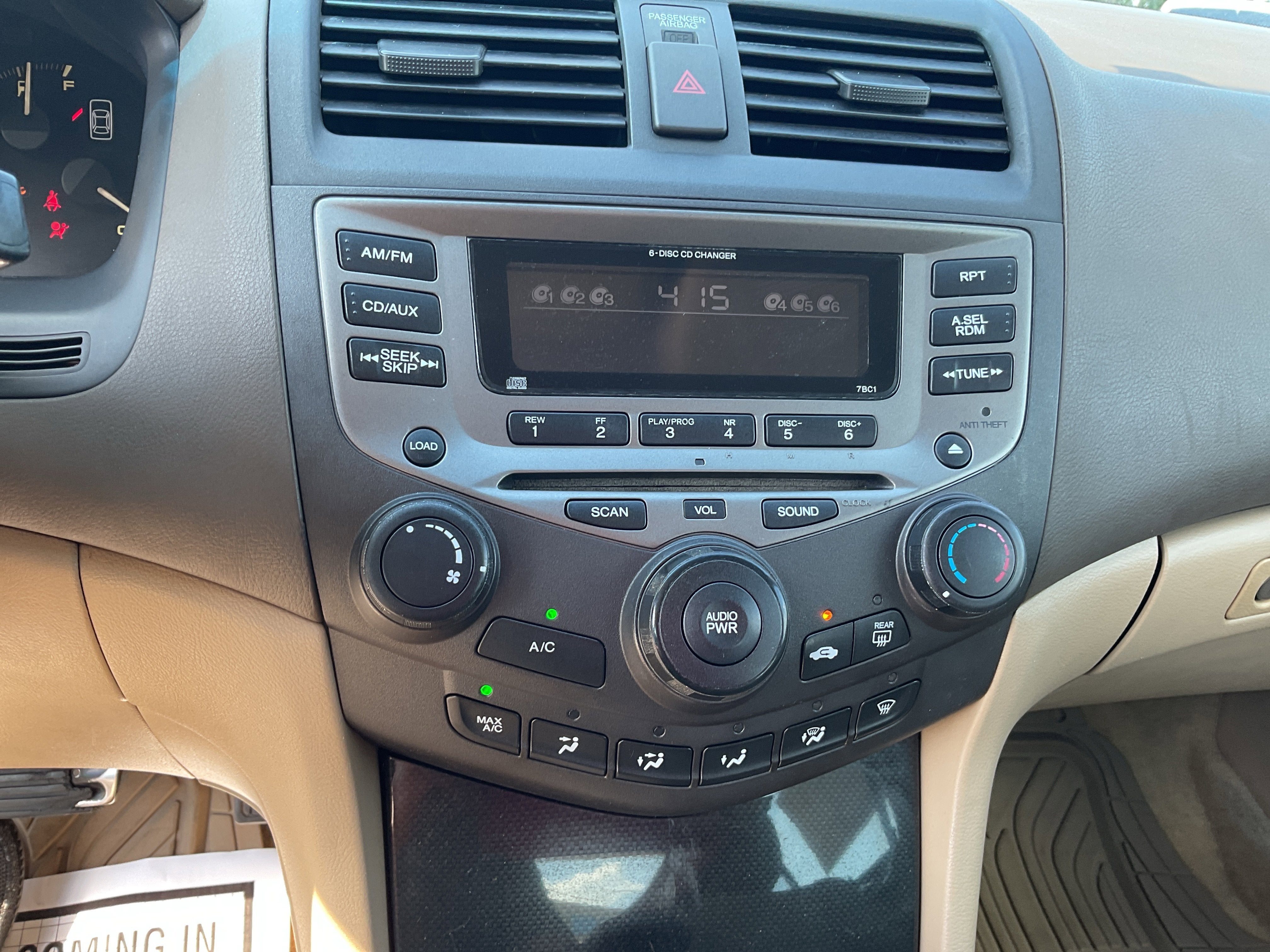 2007 Honda Accord Sdn LX SE