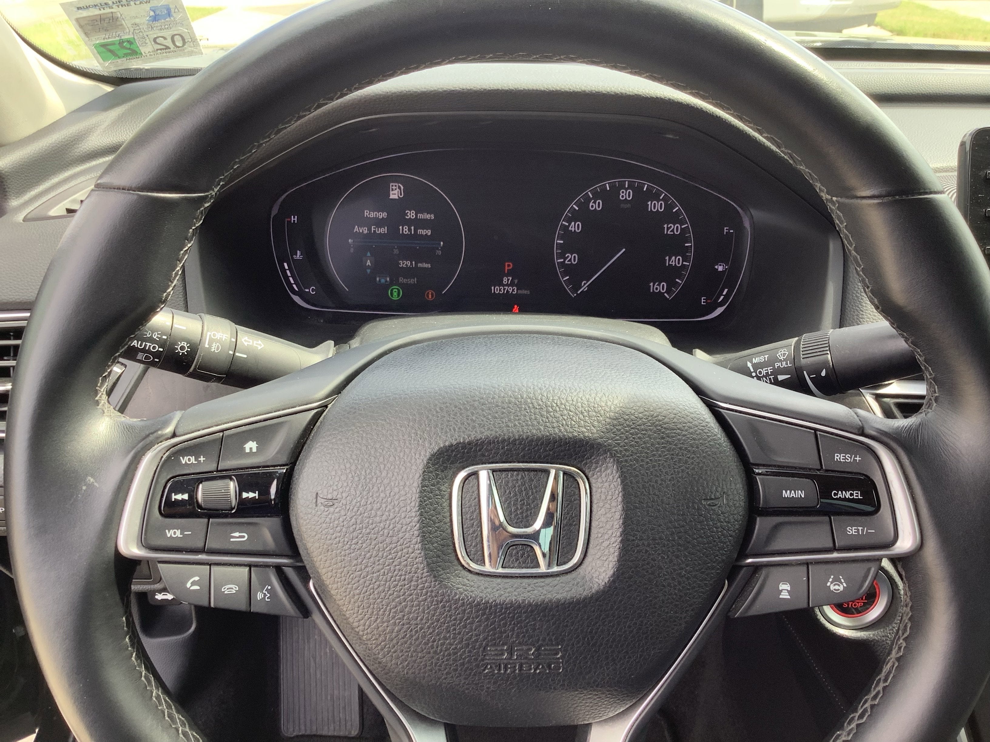 2018 Honda Accord Sedan EX-L 1.5T