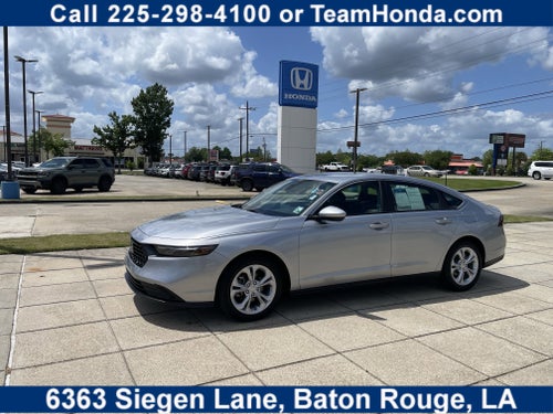 2025 Honda Accord Sedan LX
