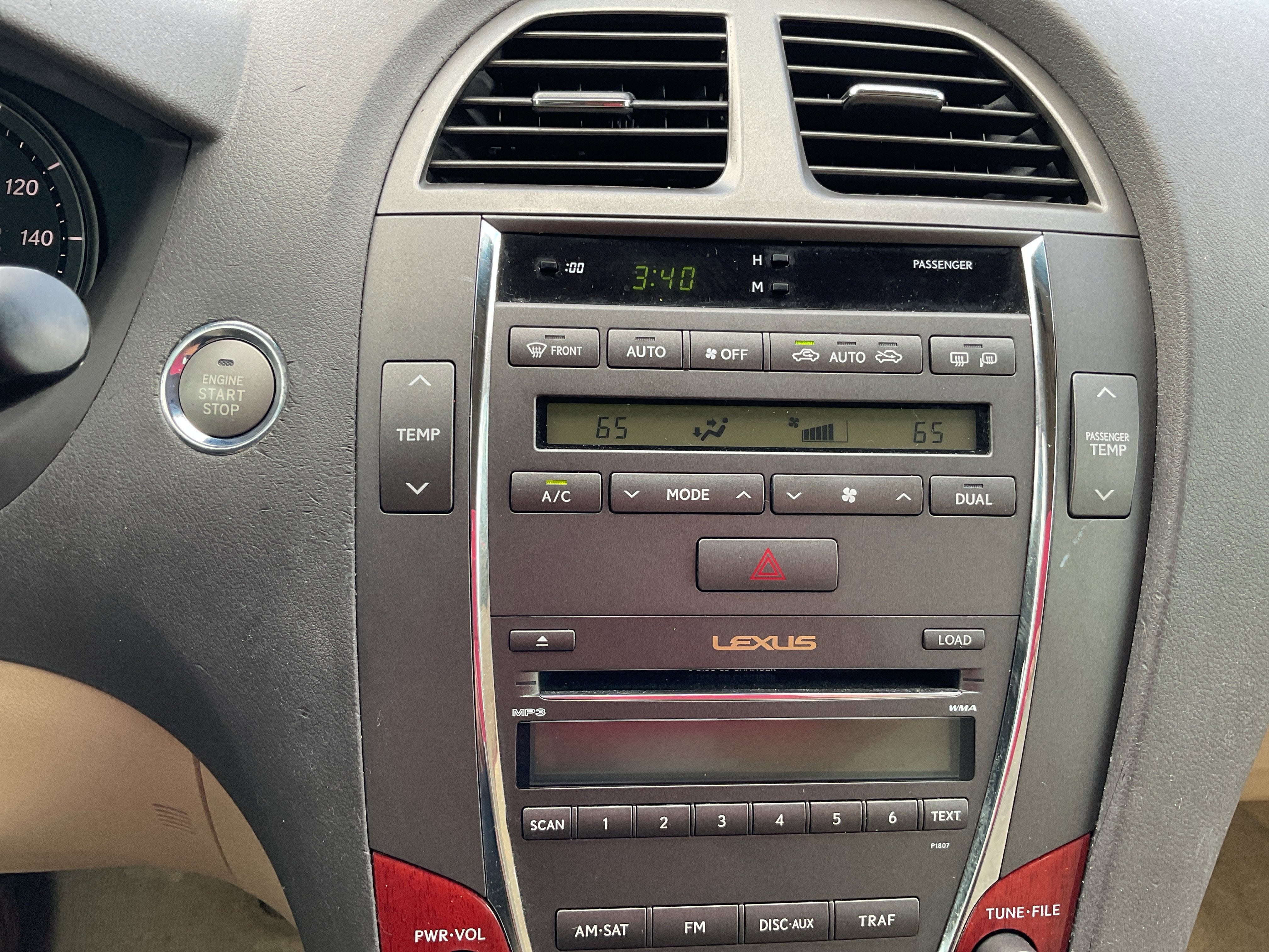 2007 Lexus ES 350 4DR SDN AT