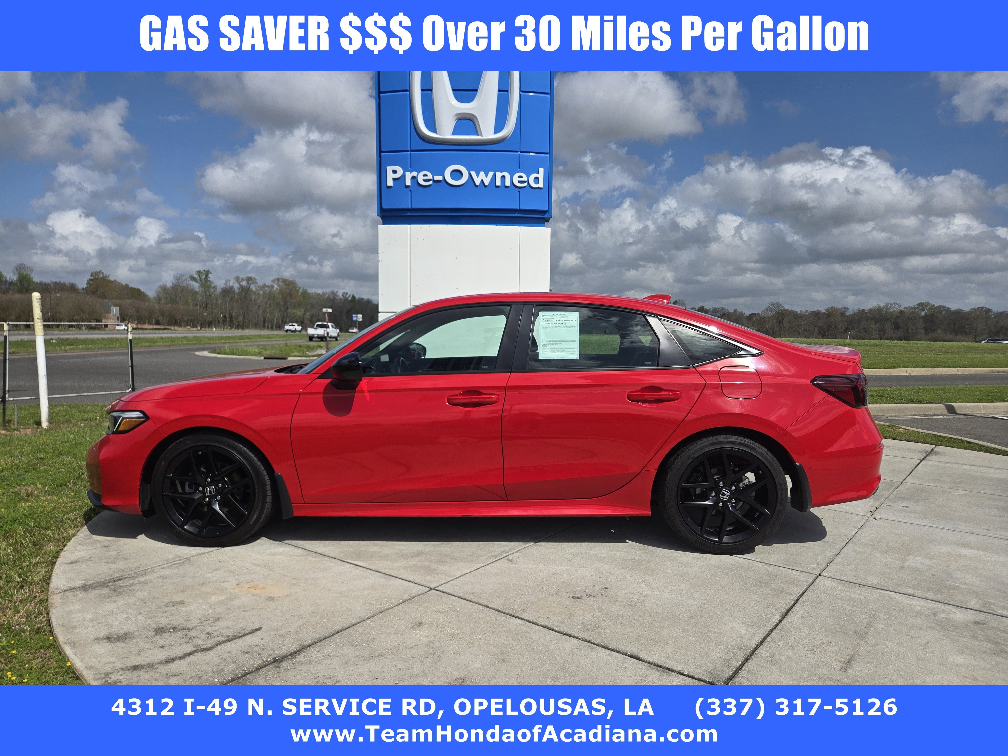 2025 Honda Civic Sedan Sport