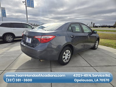 2015 Toyota Corolla L