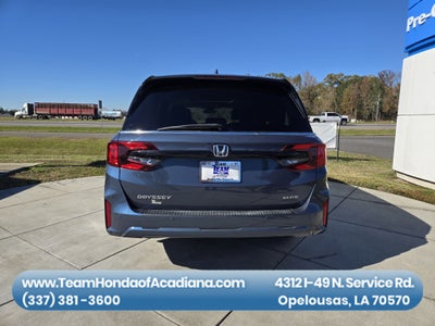 2025 Honda Odyssey Elite