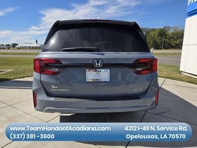 2025 Honda Odyssey Elite