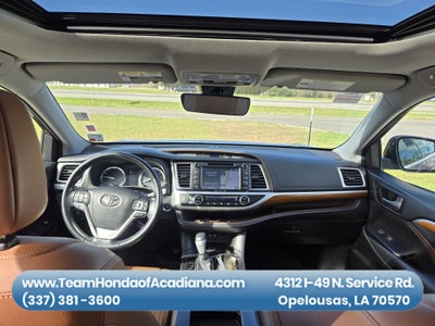 2018 Toyota Highlander Limited Platinum
