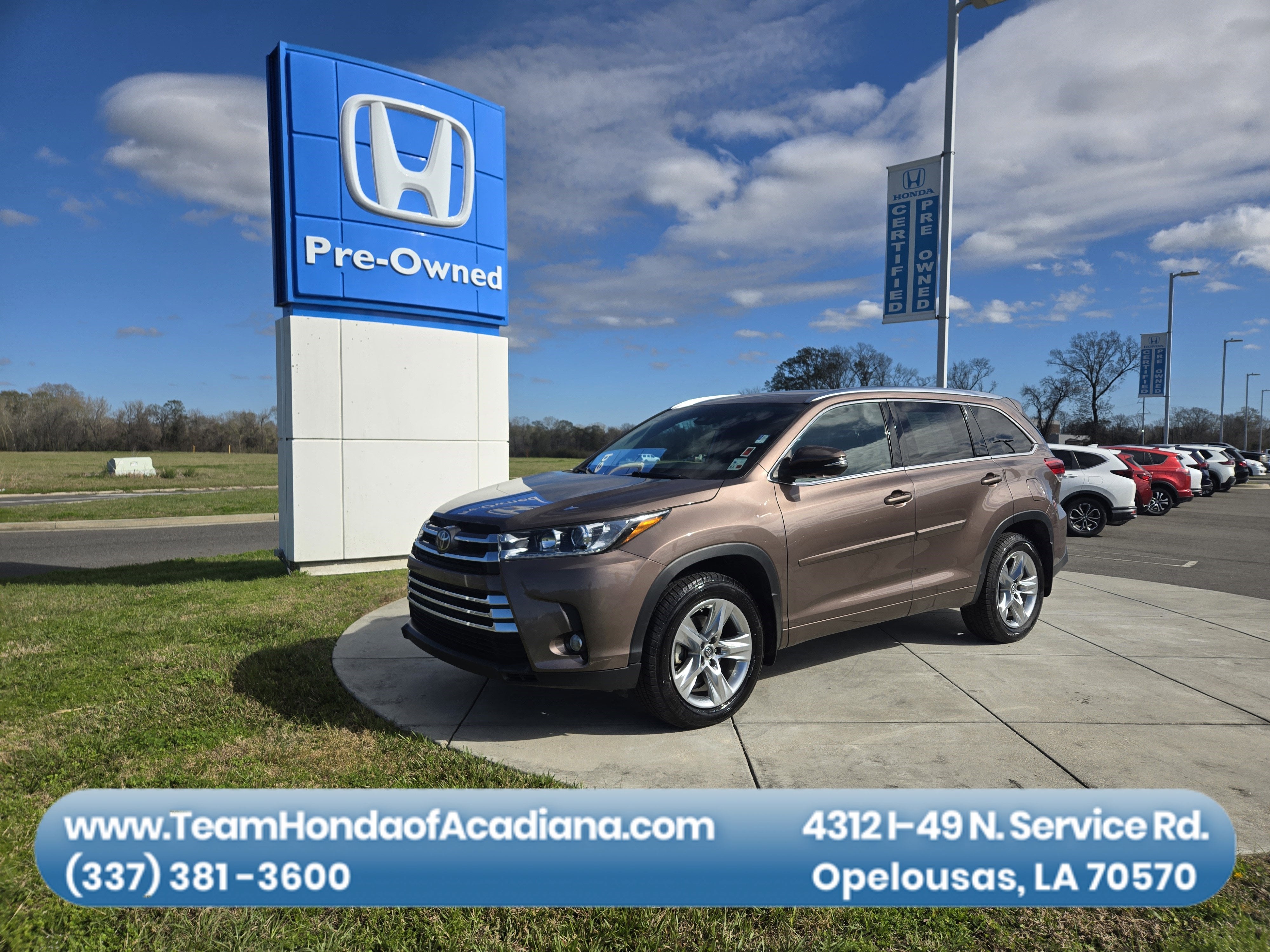 2018 Toyota Highlander Limited Platinum