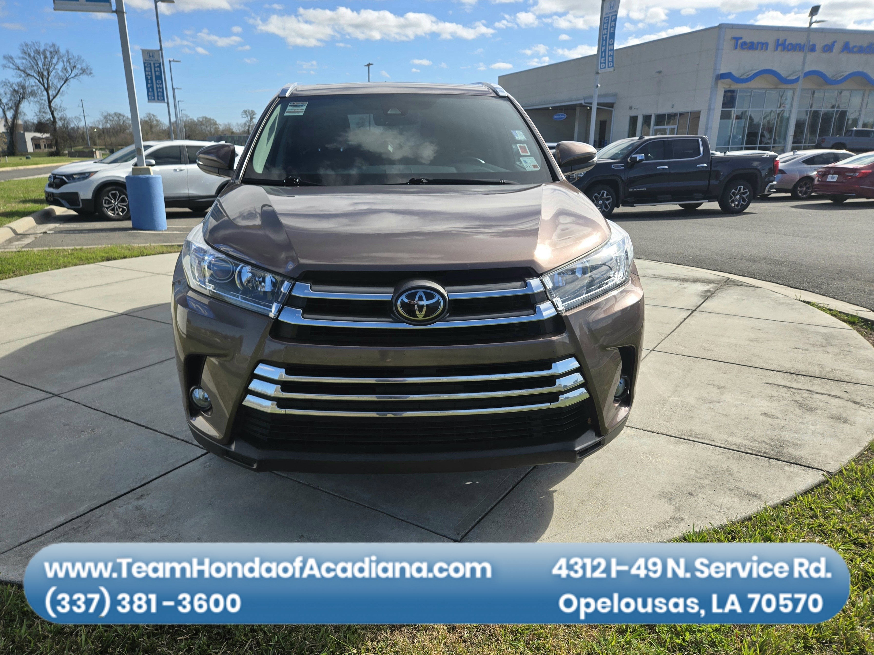 2018 Toyota Highlander Limited Platinum
