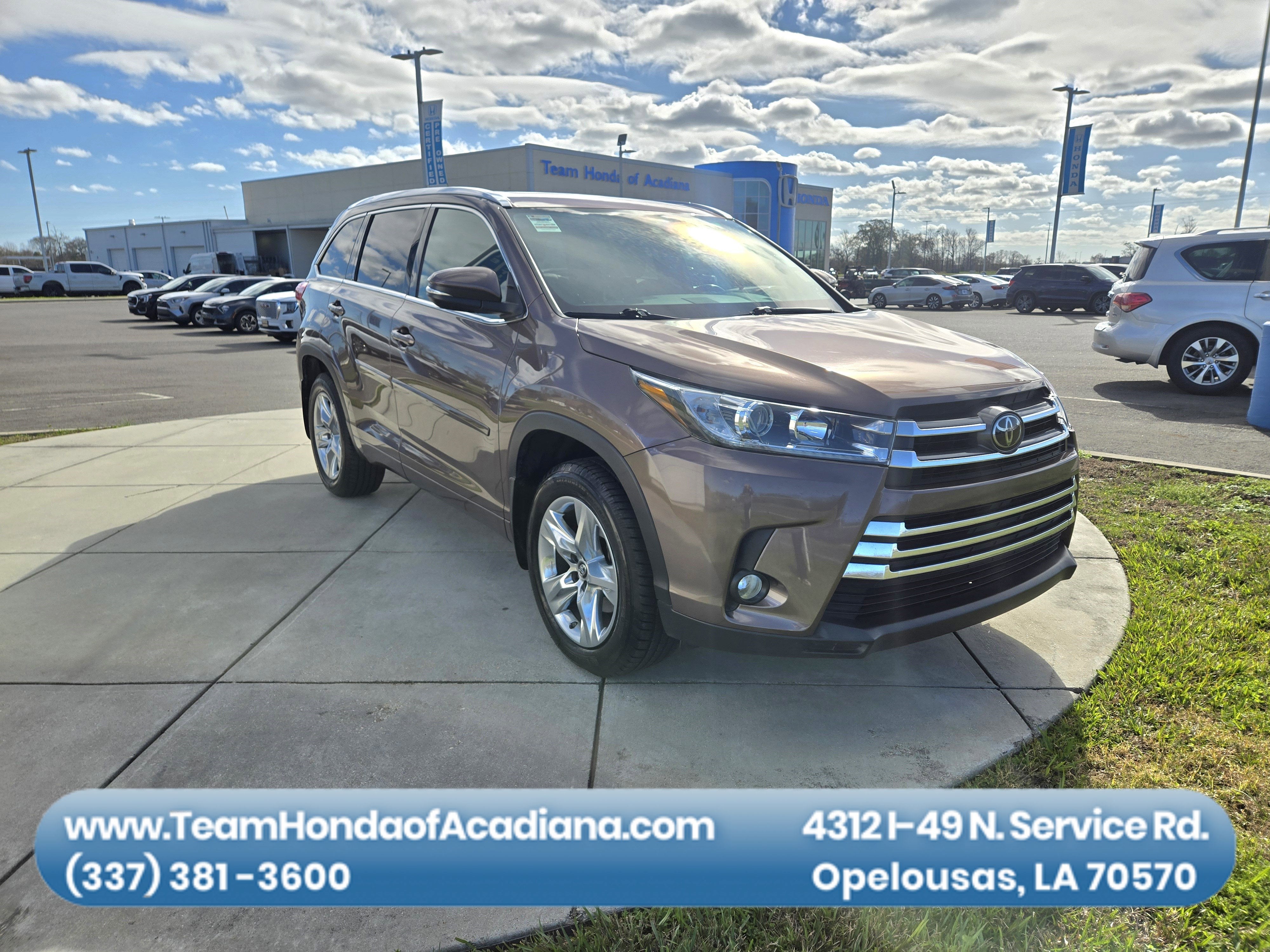 2018 Toyota Highlander Limited Platinum