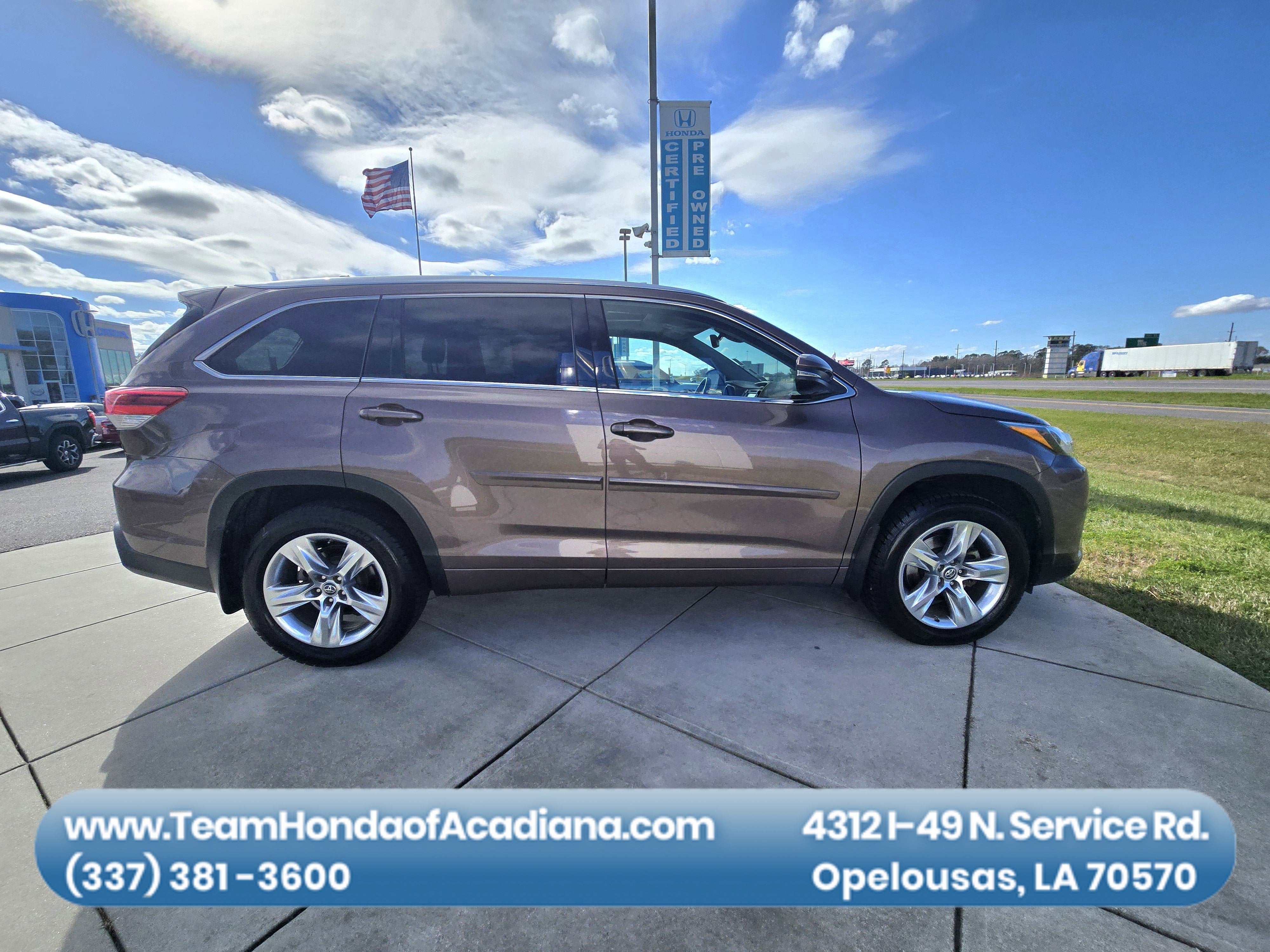 2018 Toyota Highlander Limited Platinum