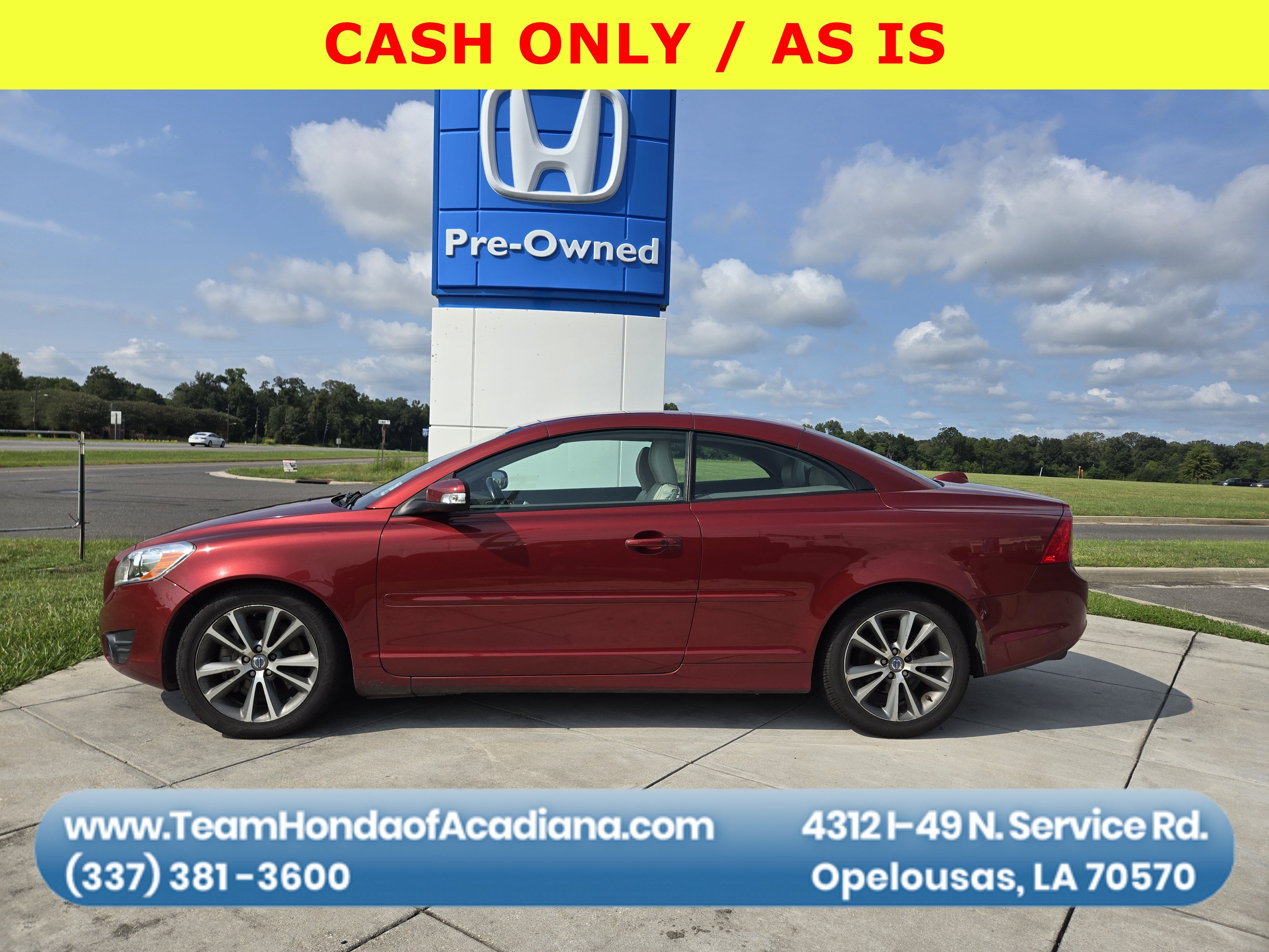2011 Volvo C70 2DR CONV AUTO